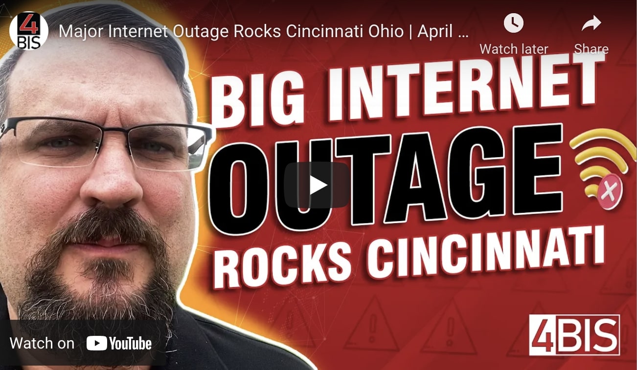 Cincinnati Bell Outage April 2022 Network Redundancy 4BIS Why