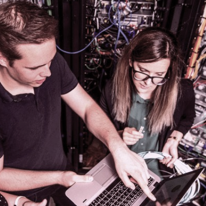 We Support Businesses Of All Shapes & Sizes - IT team troubleshooting a server issue